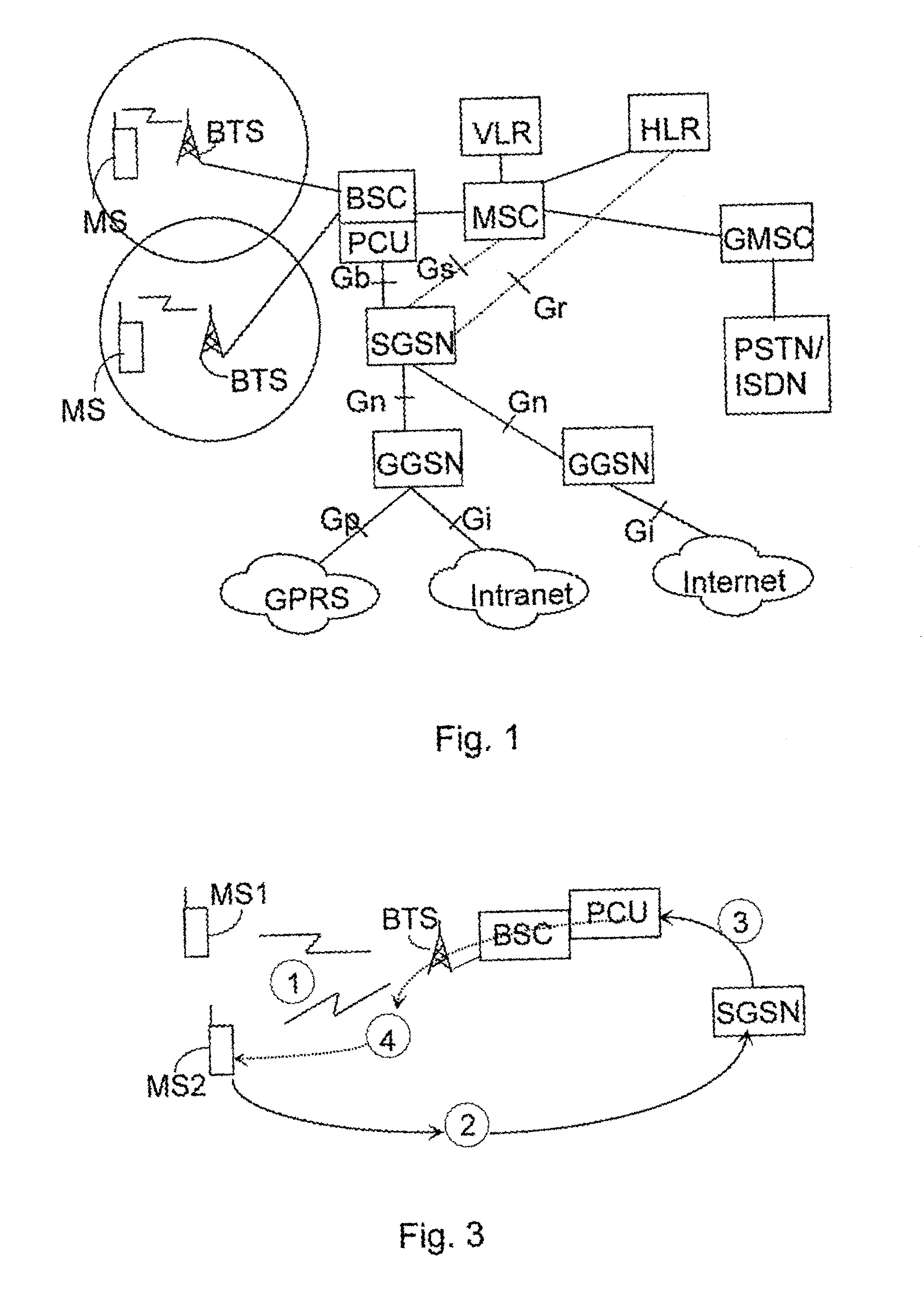 Transmitting connection set-up parameters in packet data network