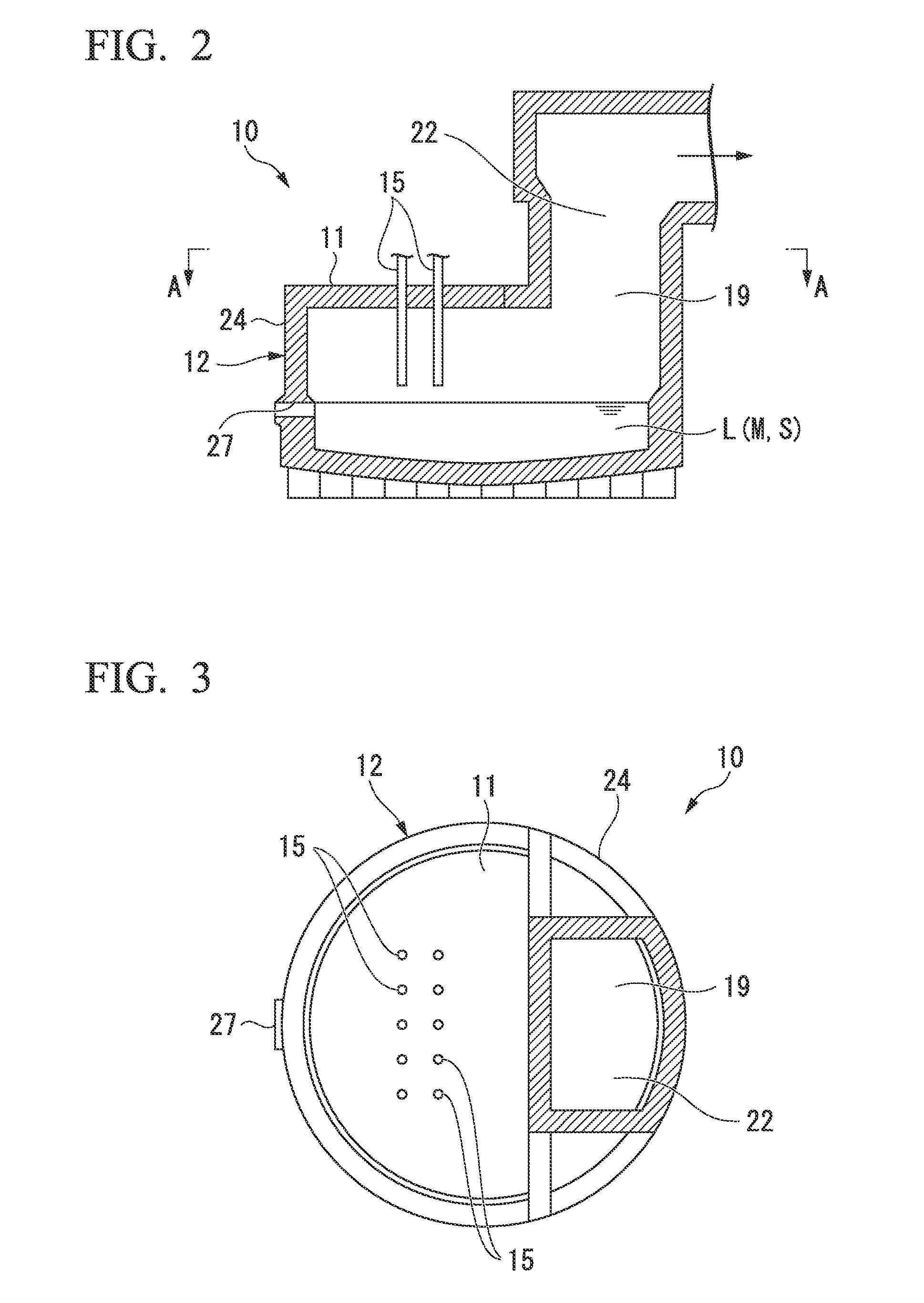 Method for treating combustible material and installation