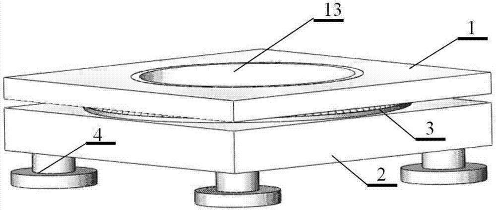 A damper platform for vibration reduction by utilizing the mass of furniture and household appliances