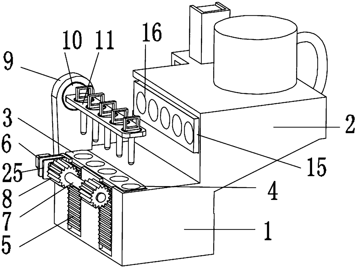 Household small-size ice cream automatic molding and packaging integrating robot