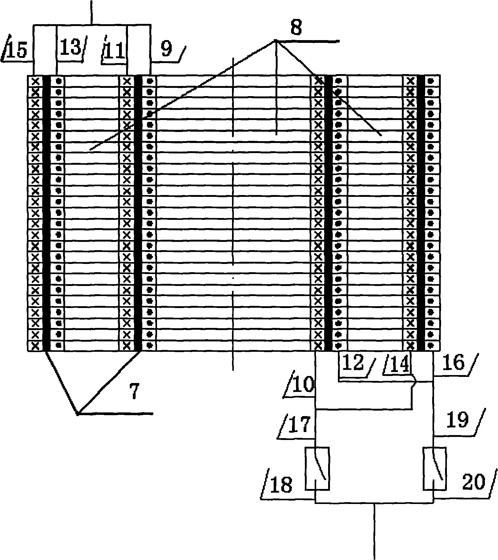 Parallel type circuit breakers based on tightly coupled air reactor
