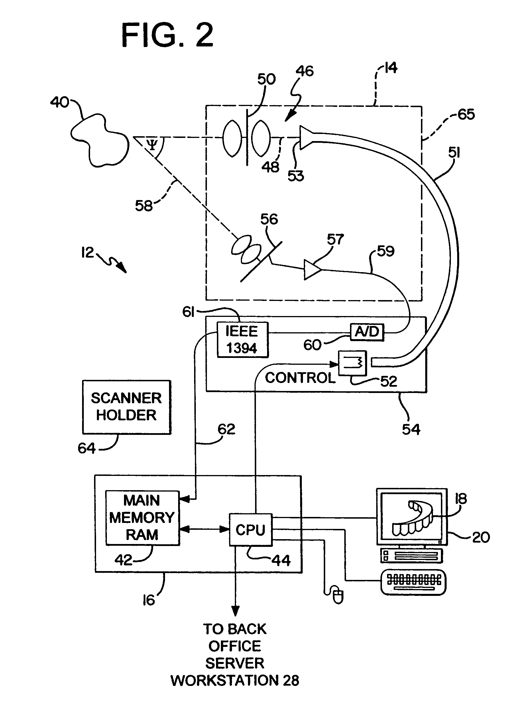 Method and apparatus for registering a known digital object to scanned 3-D model