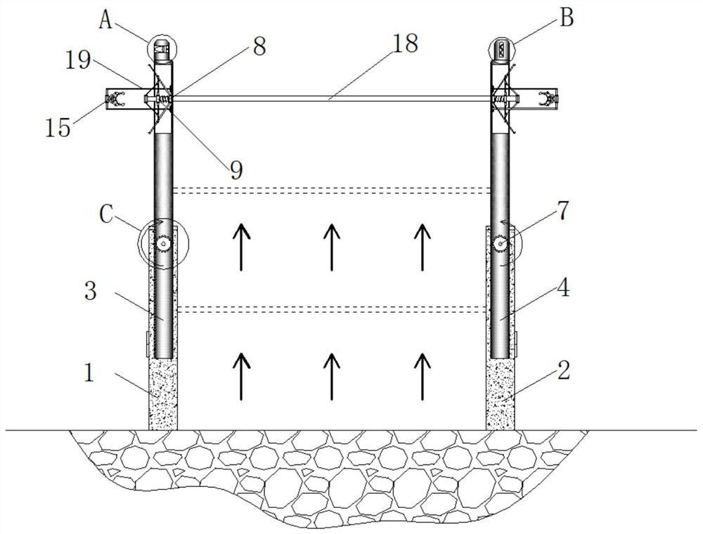 A Horizontal Bar Installation and Positioning Mechanism with Automatic Leveling