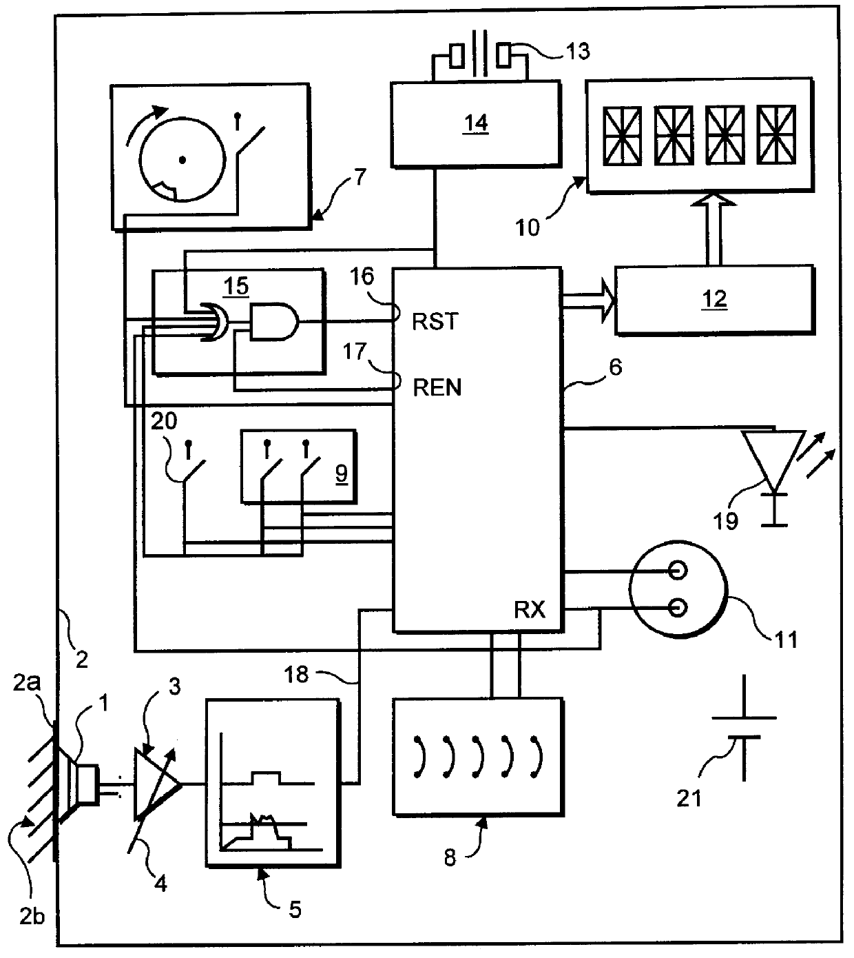 Wheel mounted data logger