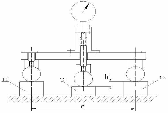 Method for measuring deviation of nominal size of bore diameter of bearing inner ring
