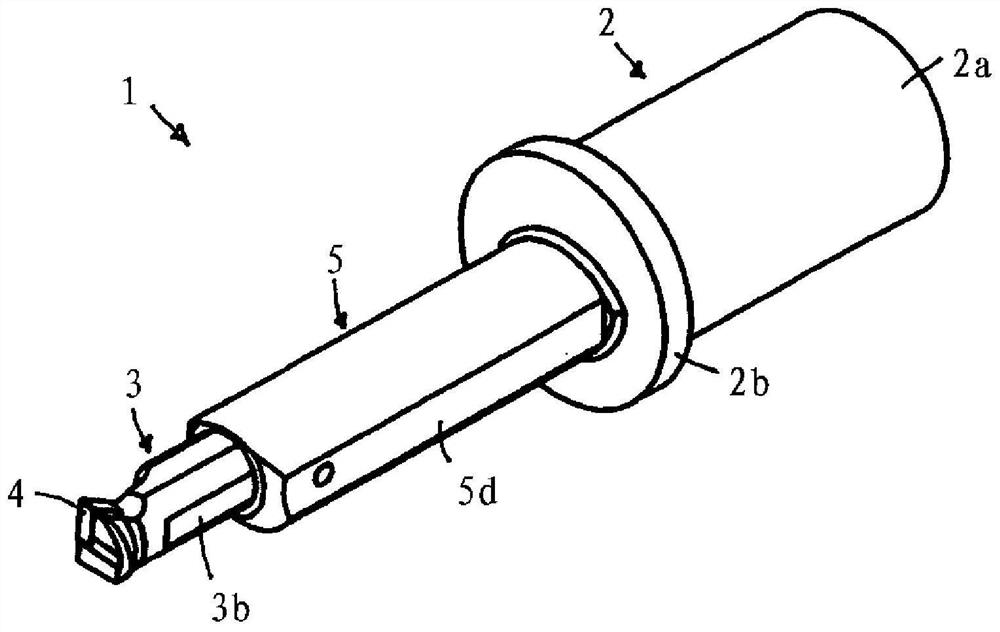 Device for securing a boring bar