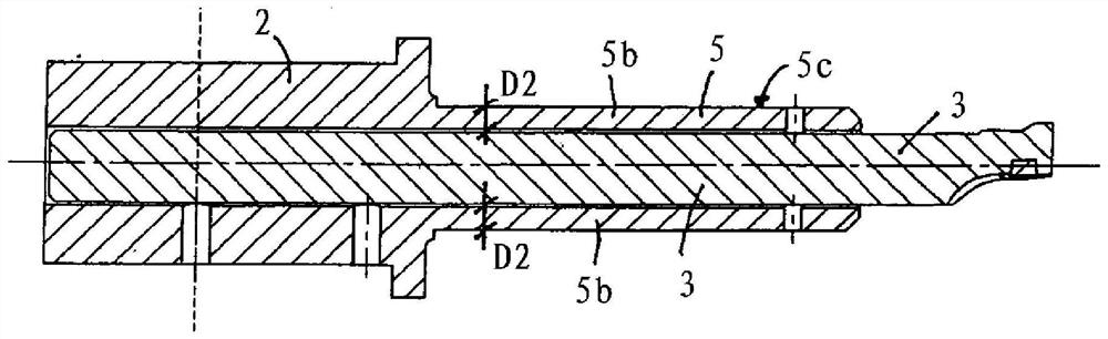 Device for securing a boring bar