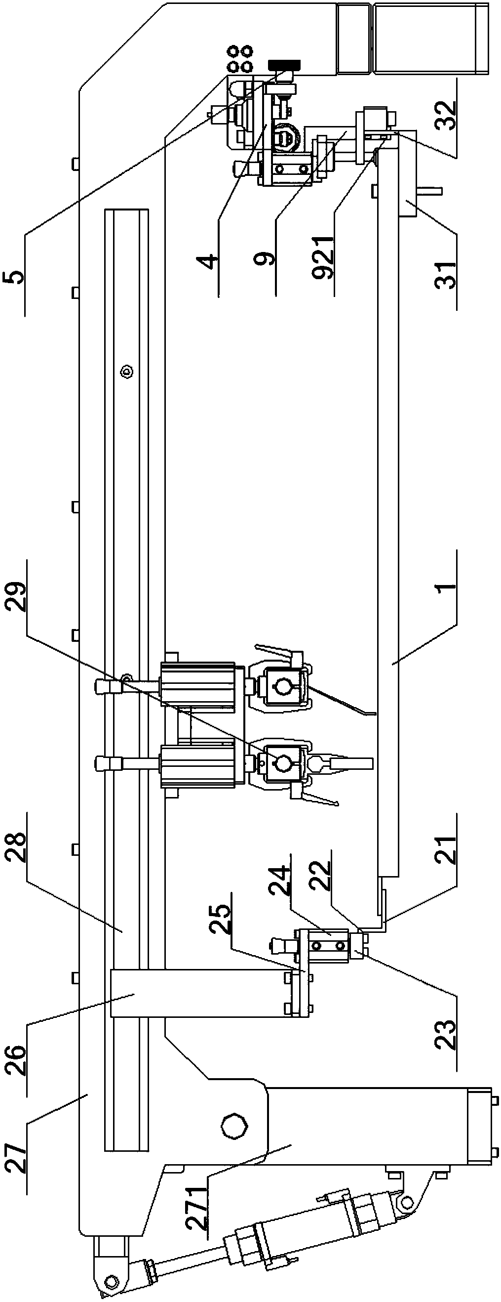 Fixing and adjusting device for screen frame for screen printing and method of using the same