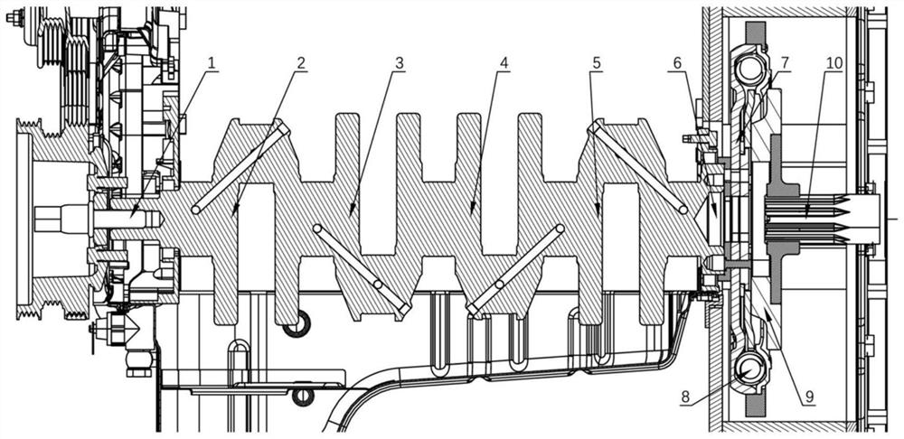 Method for analyzing torsional vibration of shafting of vehicle range extender