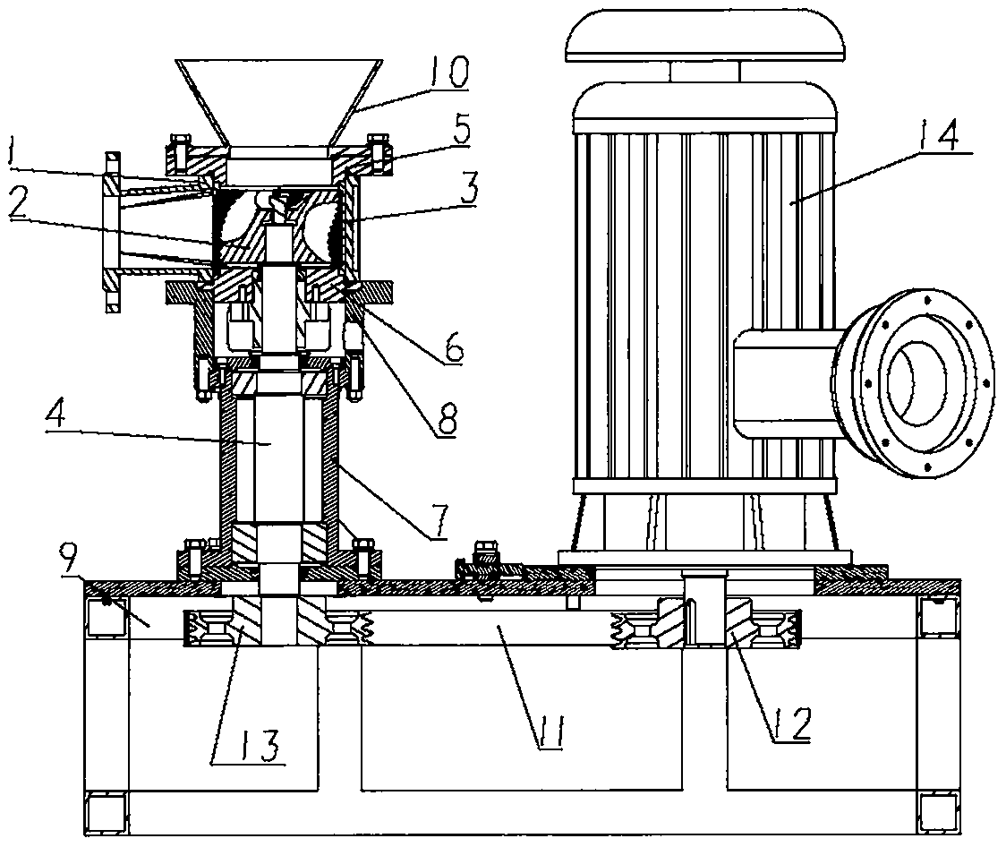 Colloid mill for efficiently and uniformly crushing particles