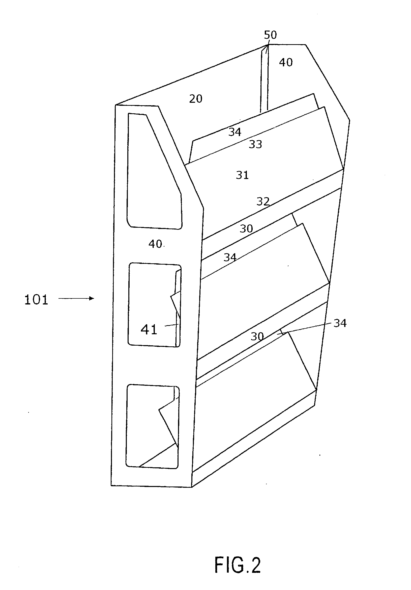 Collapsible merchandising display