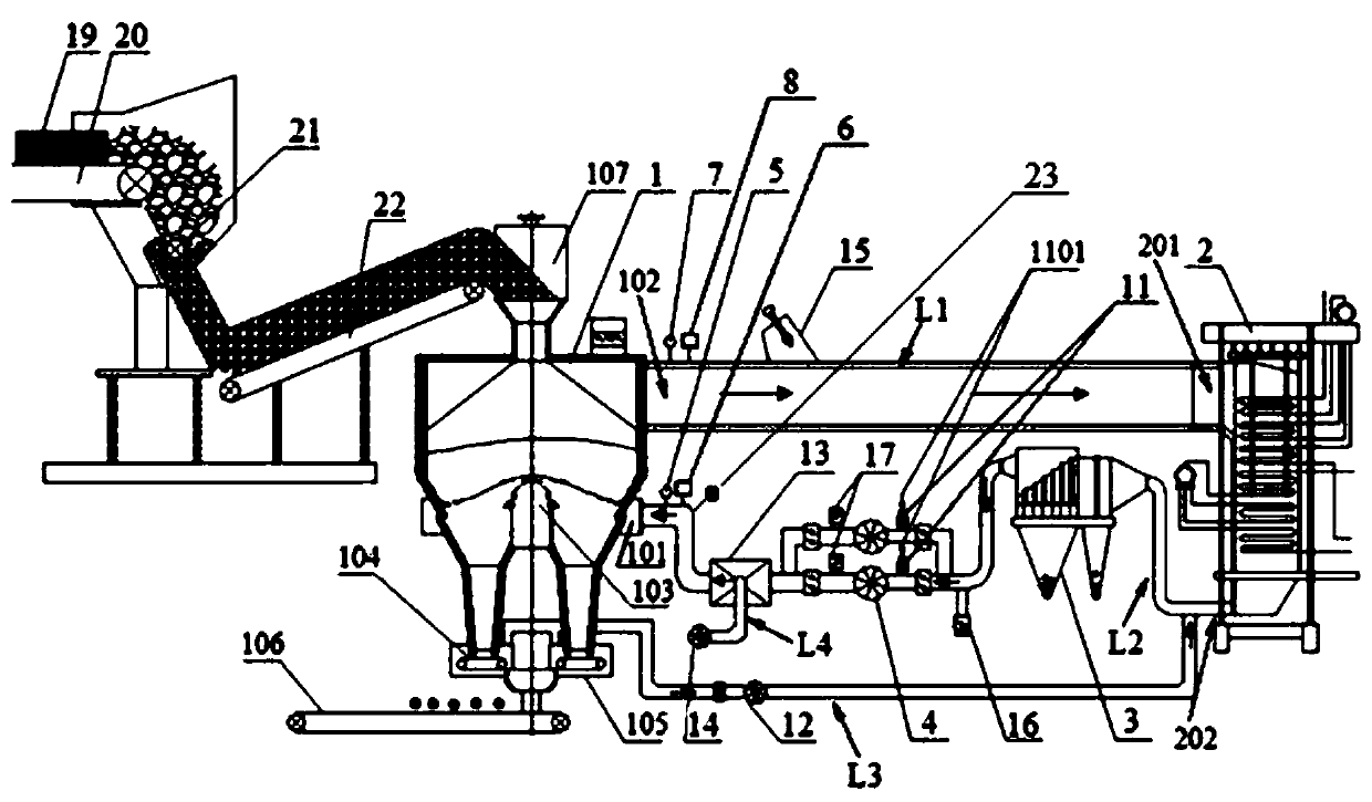 A device and method for monitoring and controlling residual carbon combustion in the cooling process of hot sintered ore