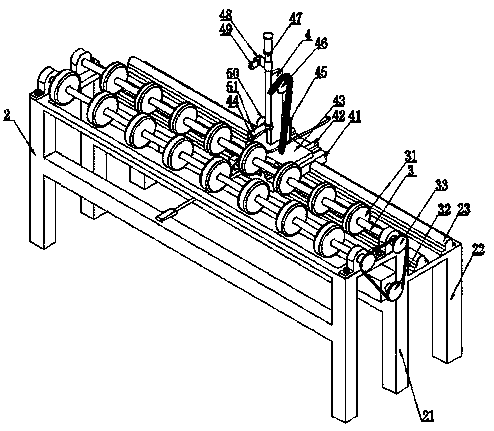 Through-type evacuated collector tube machining process and inner tube forming device thereof