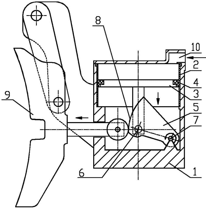 Locomotive tread unit brake with constant braking force