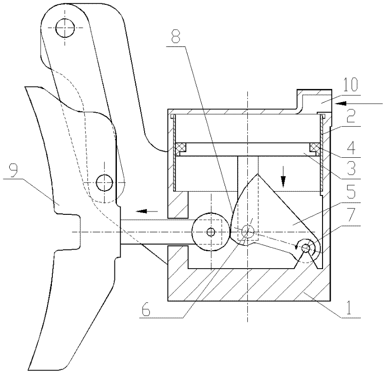 Locomotive tread unit brake with constant braking force