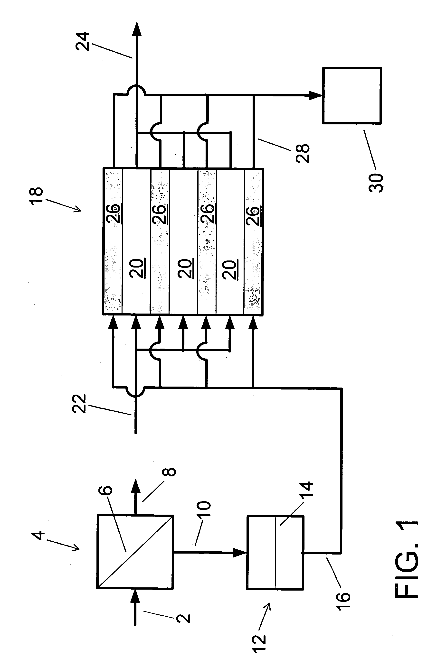 Water purification system and method using reverse osmosis reject stream in an electrodeionization unit
