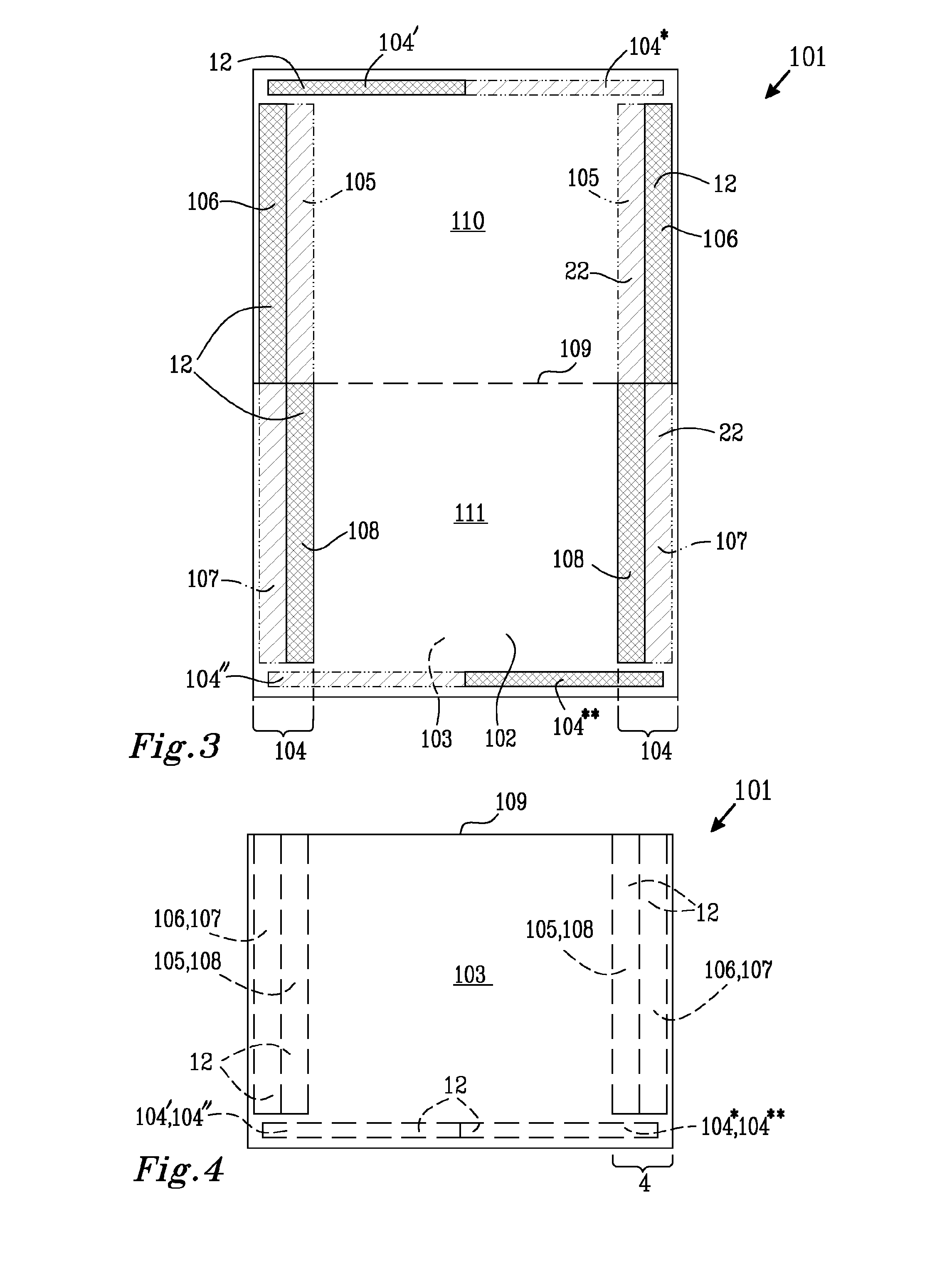 Packaging unit having improved sealing and a method of forming a packaging unit having improved sealing