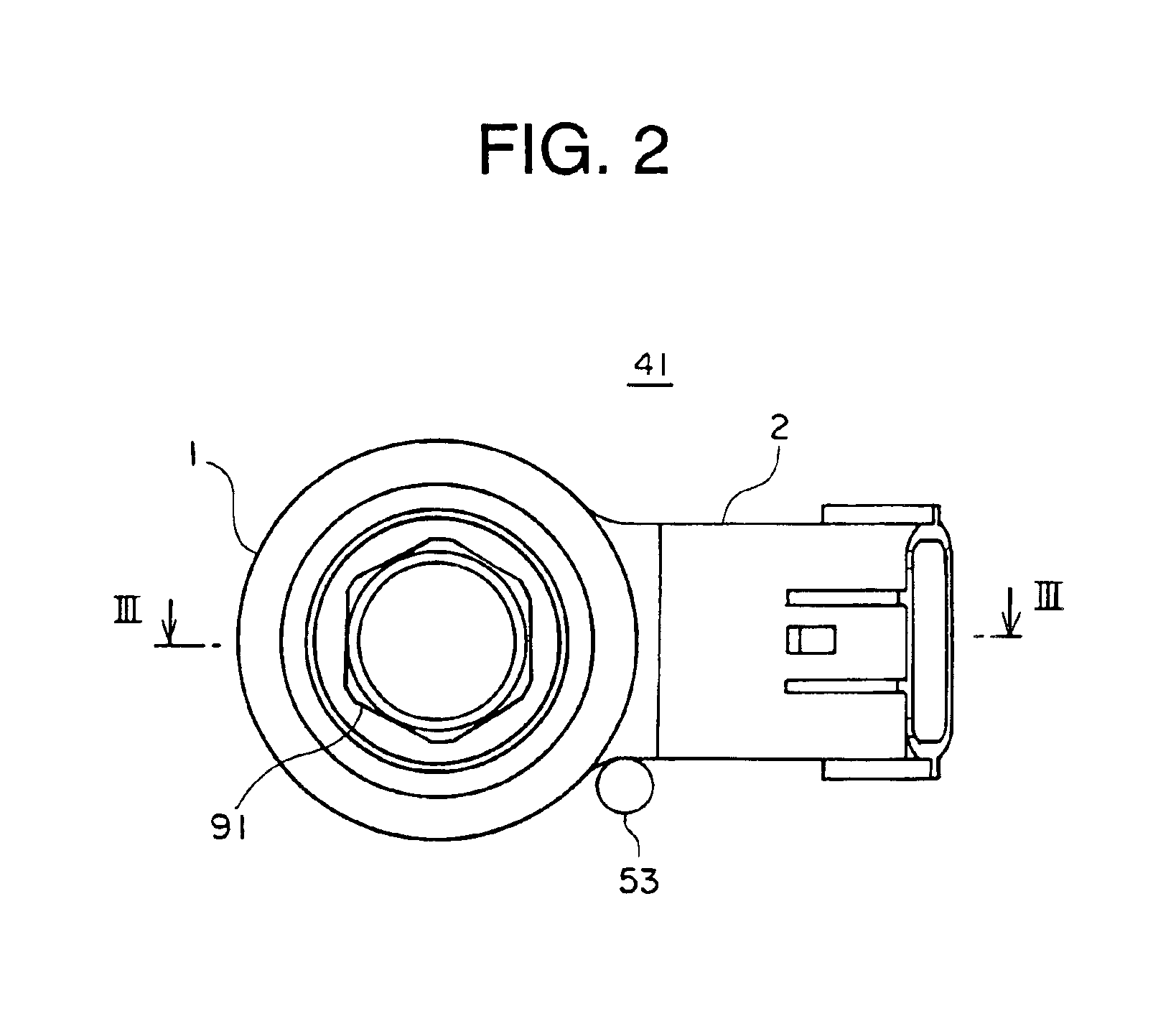 Engine knock sensor and structure for mounting the same