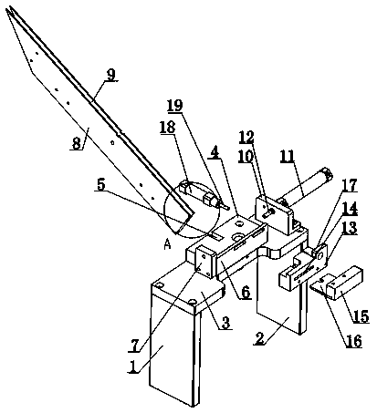 Material guide and recycling device for reinforced nylon