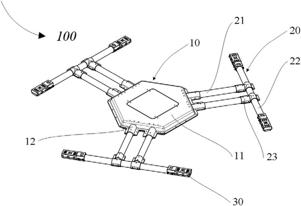 Rack of multi-rotor-ring unmanned aerial vehicle