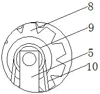 Agricultural grain collecting and processing integrated device