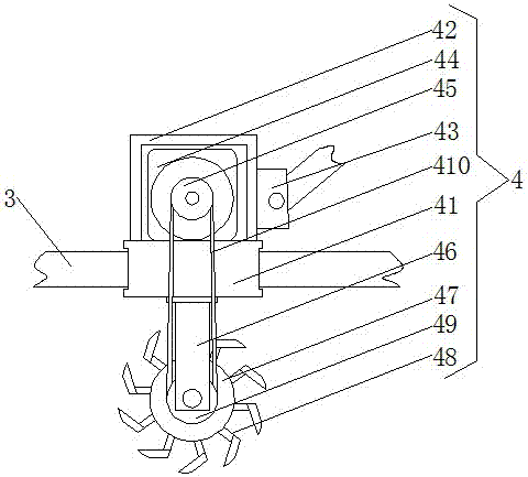 Agricultural grain collecting and processing integrated device