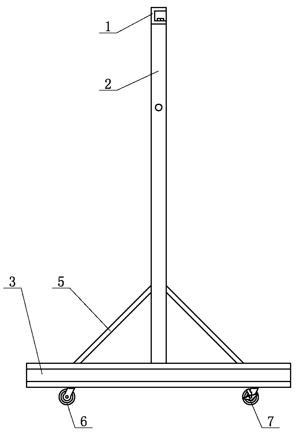 Hoist capable of moving universally