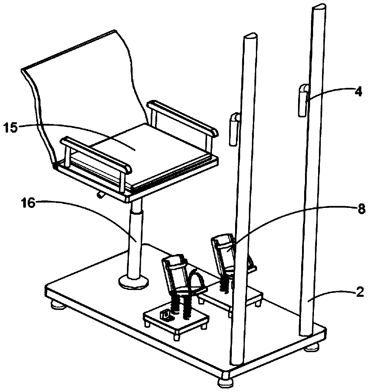 Department ankle joint exercising device