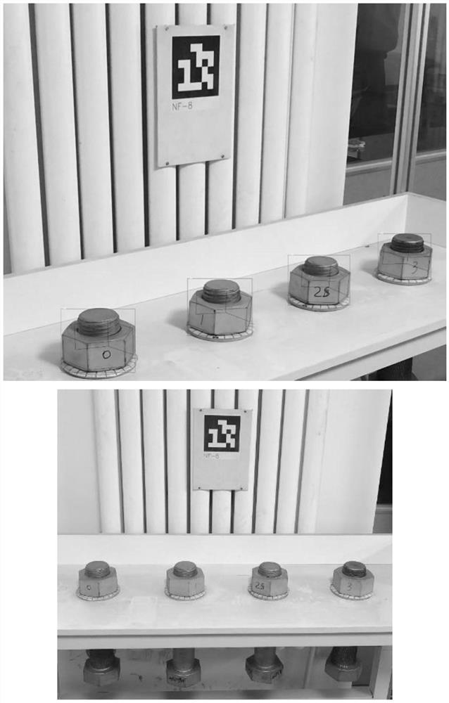 Bolt axial force monitoring system and monitoring method based on visual deep learning