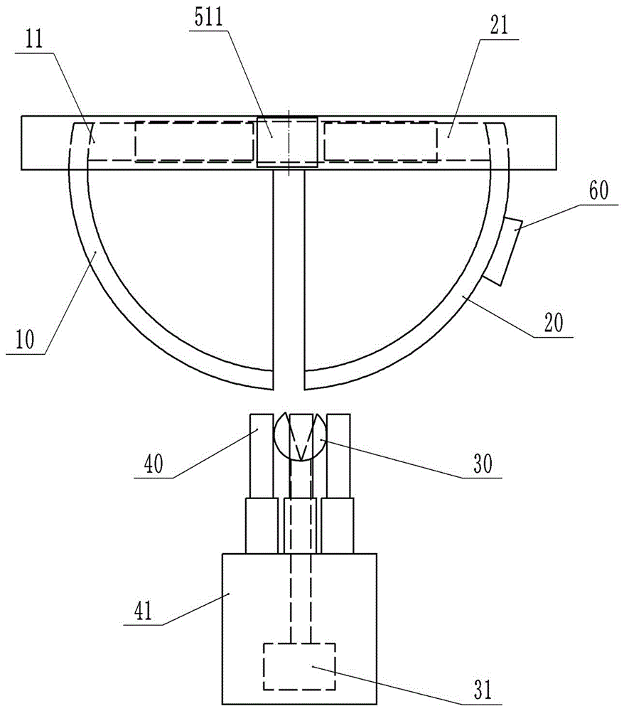 Device for positioning cutting of chicken claws