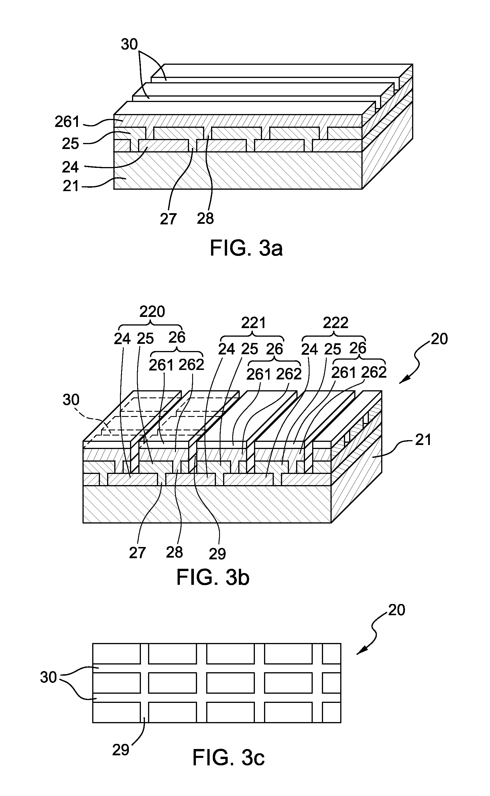 Process for making partially transparent photovoltaic modules
