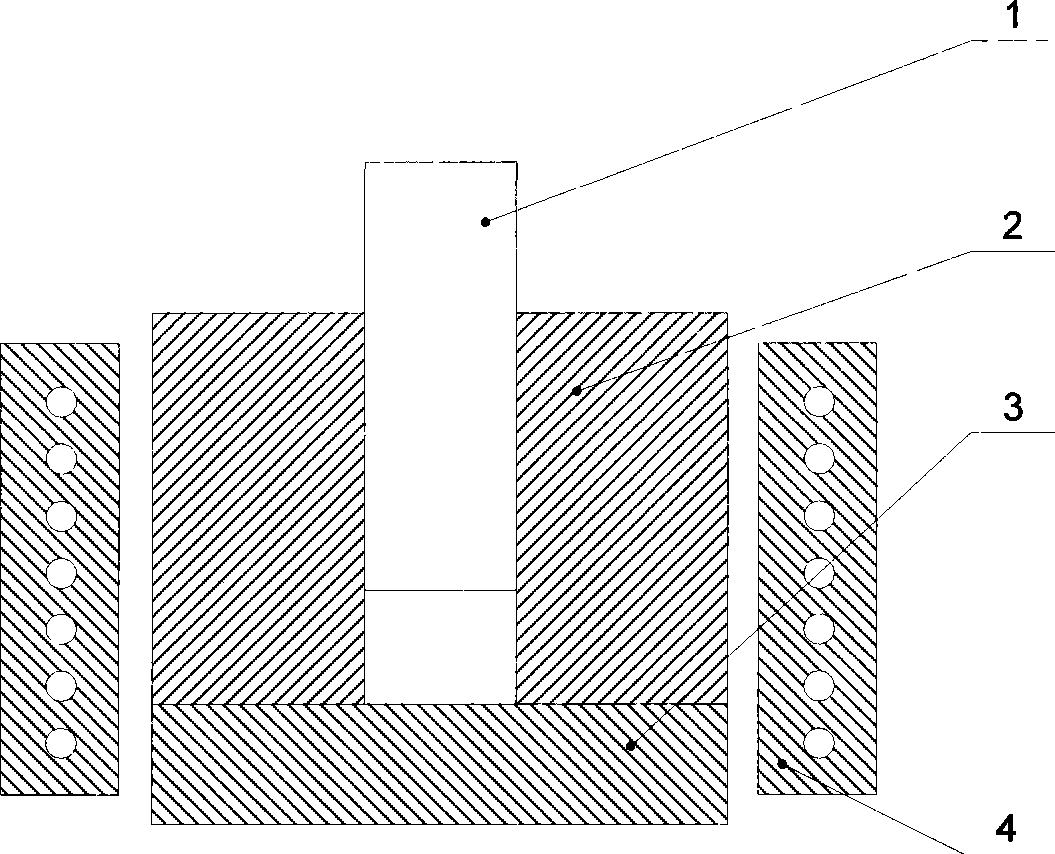 Method for producing ultra-fine grain by using repeated forging of large deformation
