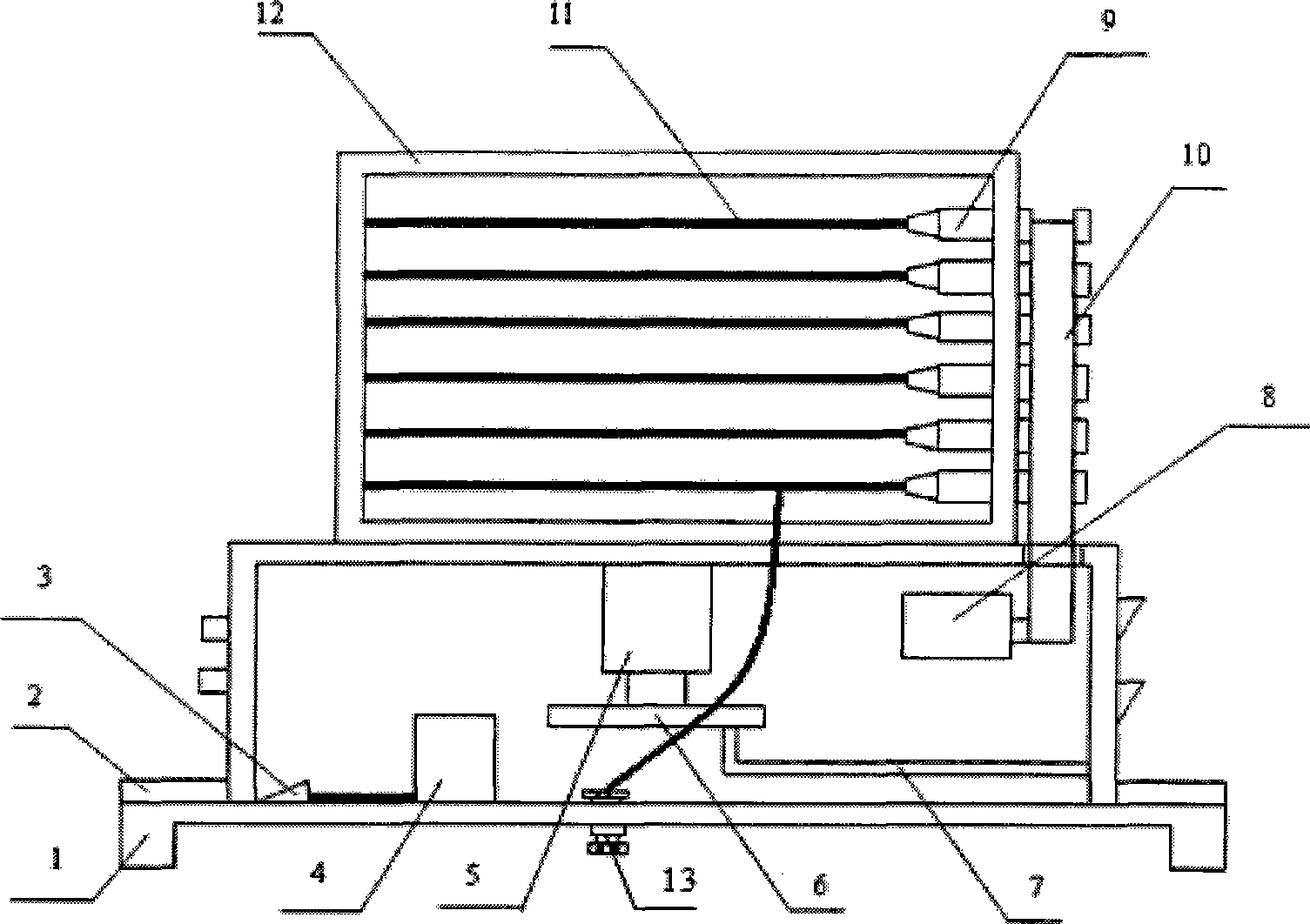 Receiving device for bilaterally collecting electric spinning polymer fiber tubes