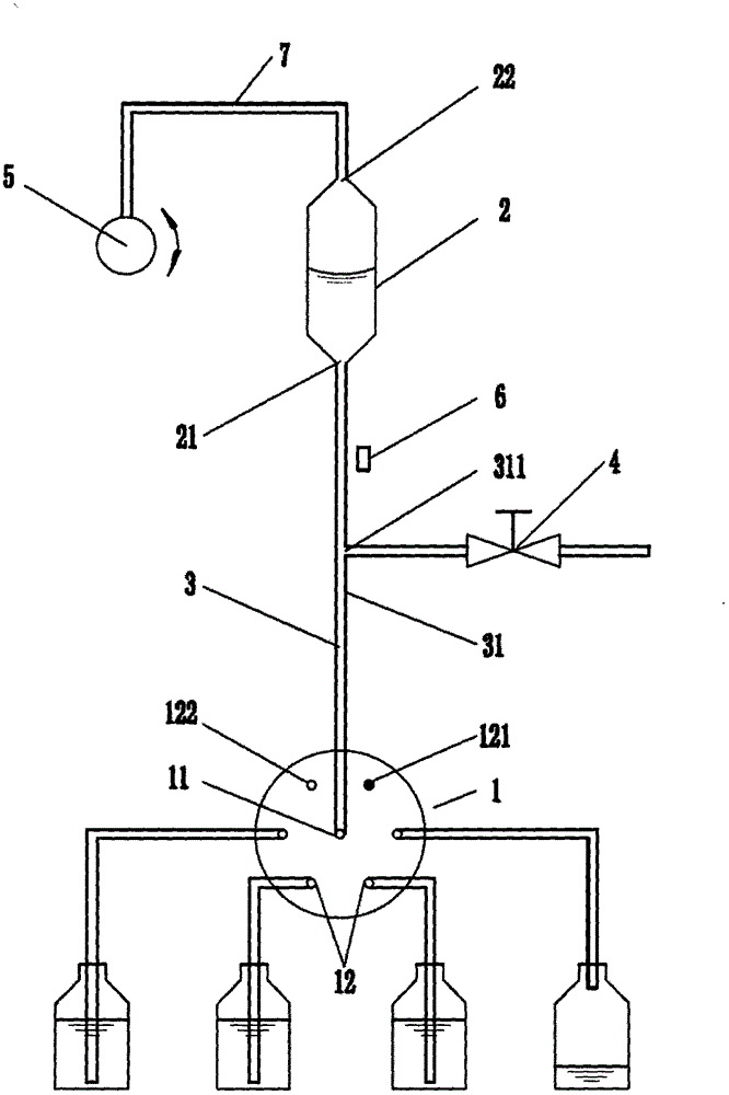 An analytical metering device and a liquid analysis system