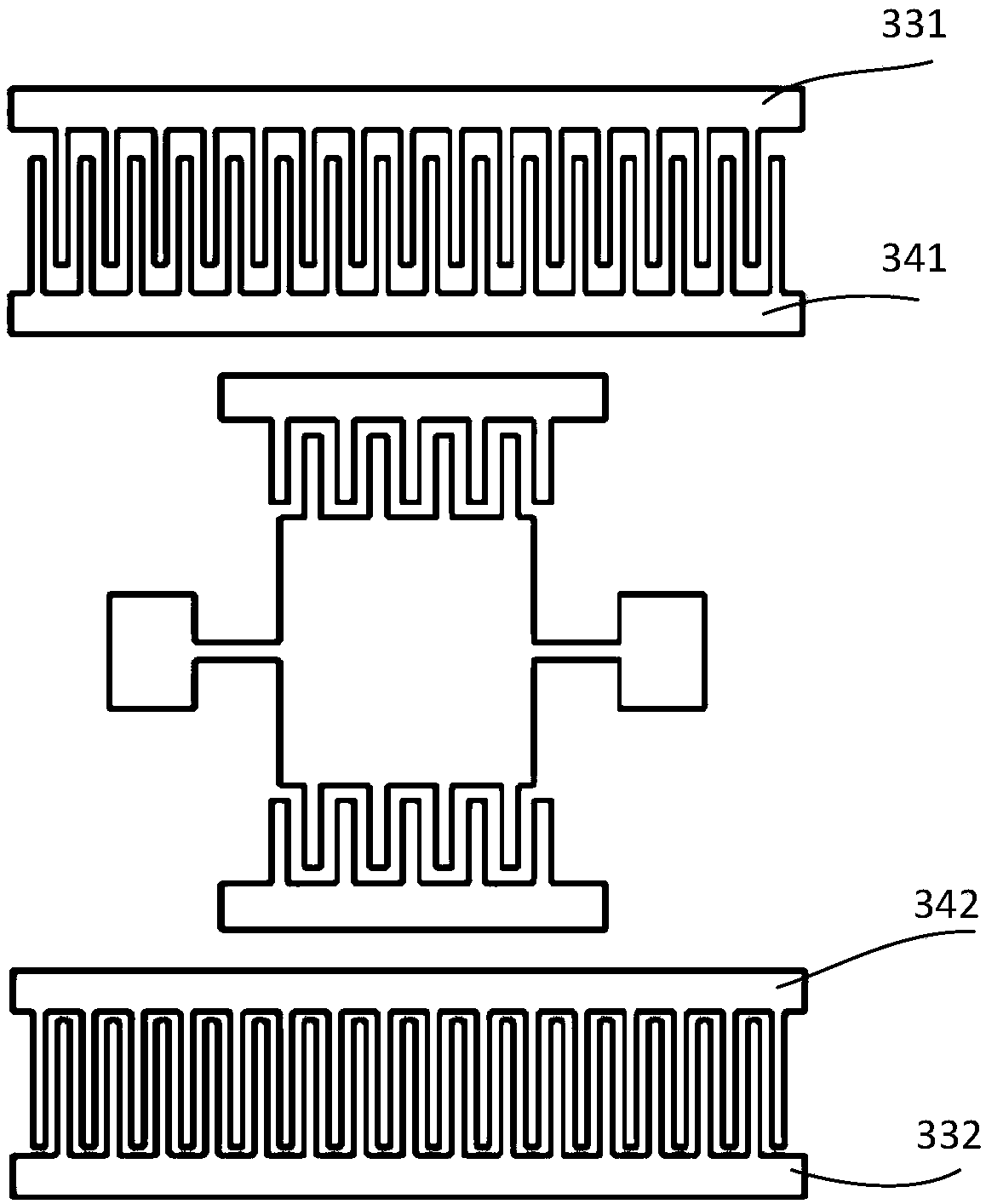 Comb driver with self-cleaning function