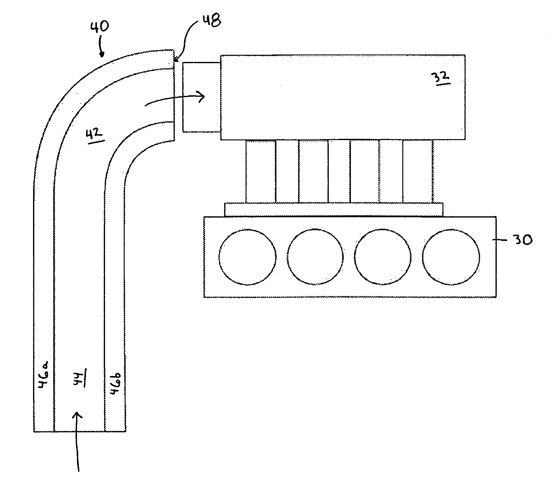 Gas directing system and method