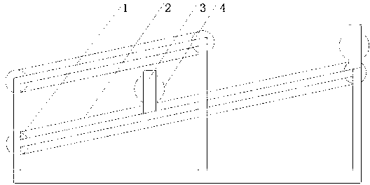 Processing method for sweet potato sheet jelly, and apparatus thereof