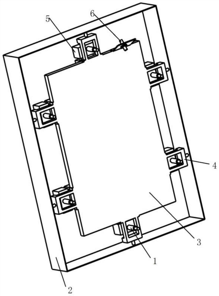A clamping device for a coated glass clamping manipulator