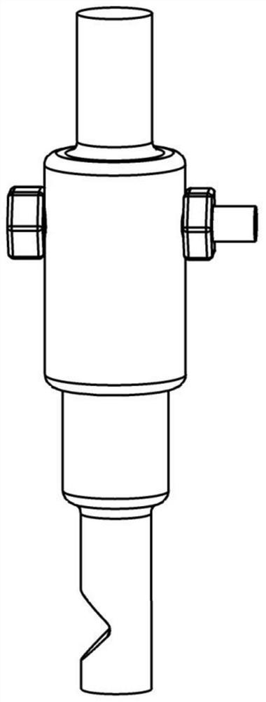 A clamping device for a coated glass clamping manipulator