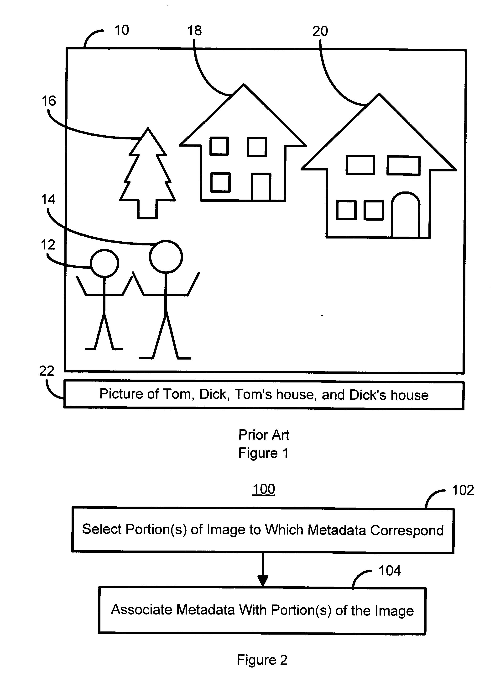 Method and system for more precisely linking metadata and digital images