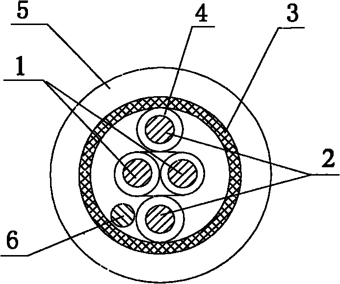 USB (Universal Serial Bus) molded wire structure and molded wire cabling pair-twisted setting device