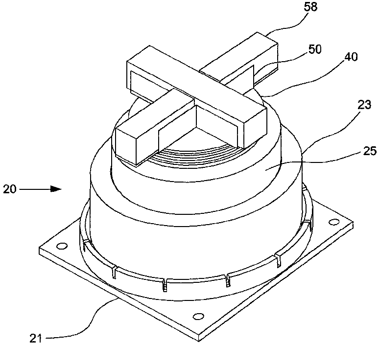 Shock and noise reducing device, manufacturing method therefor, and apartment building floating-floor structure using same