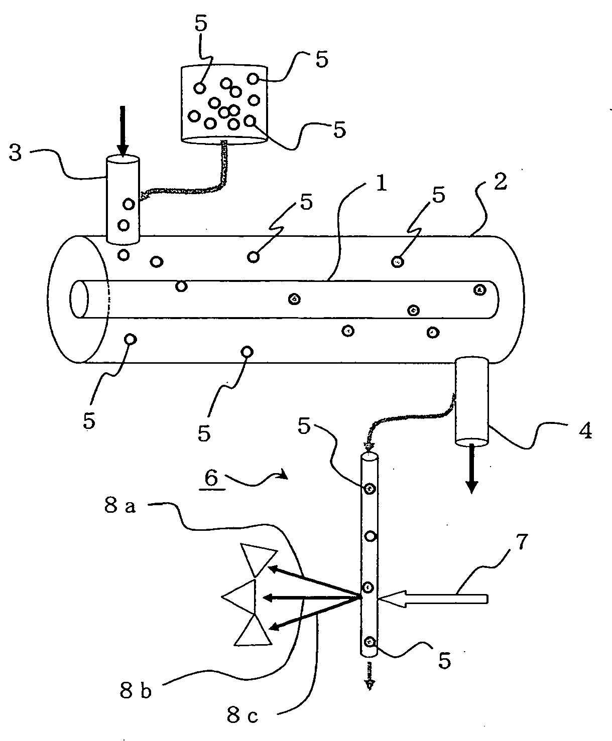 Radiation Dosimeter For Fluid Very Small Substances, And Method Of Measuring Radiation Dose