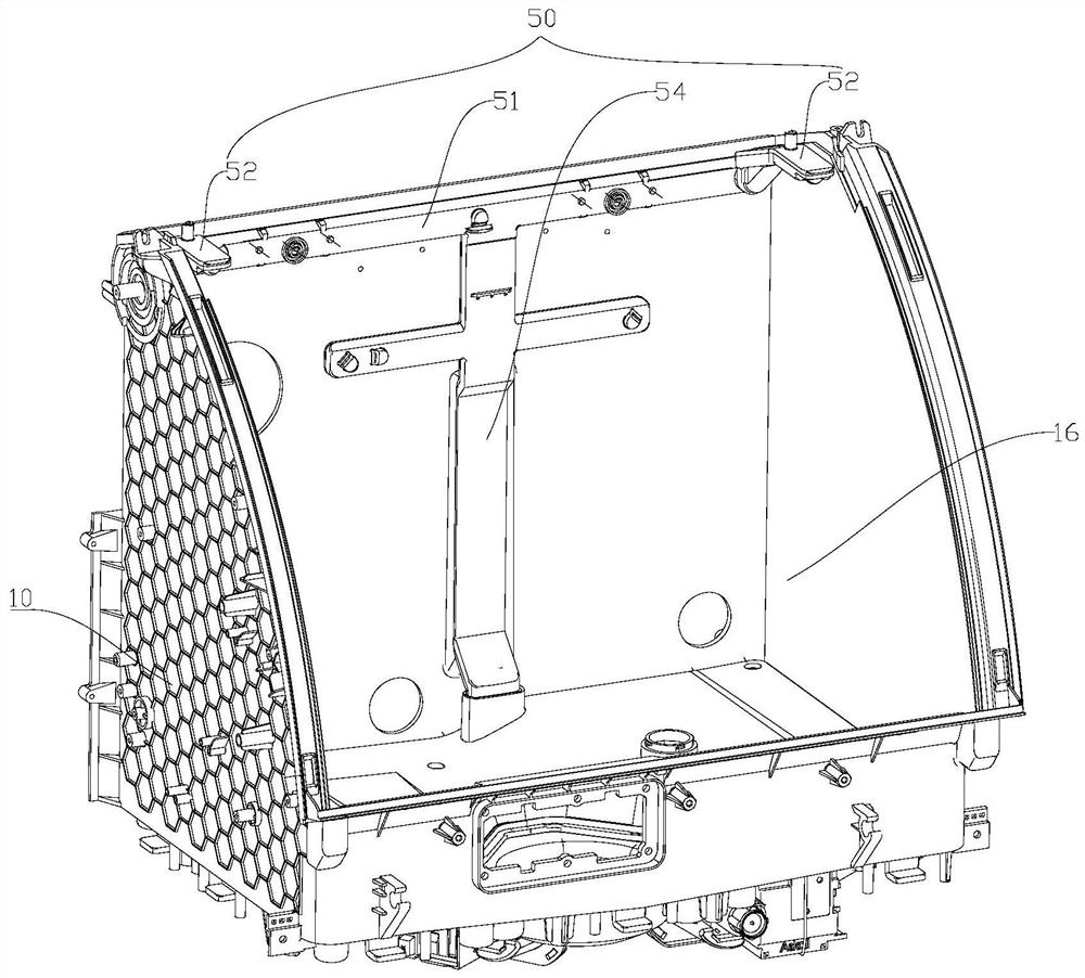 Dish-washing machine waterway system and dish-washing machine