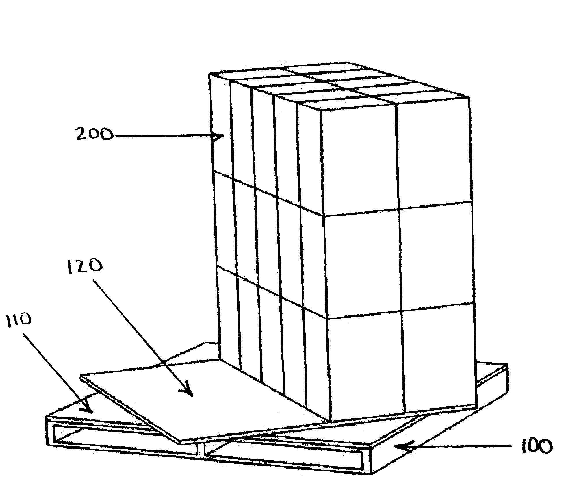 Method and apparatus for rotating articles on a pallet
