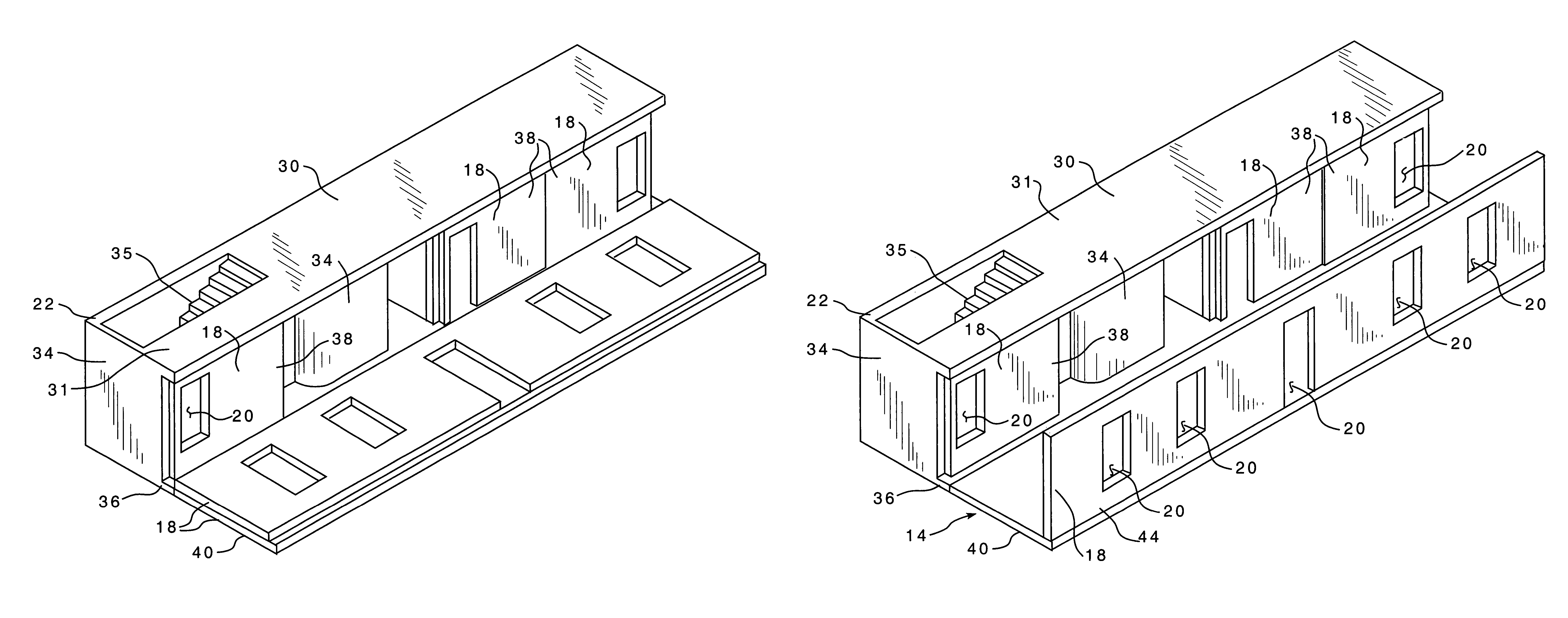 Modular prefabricated house