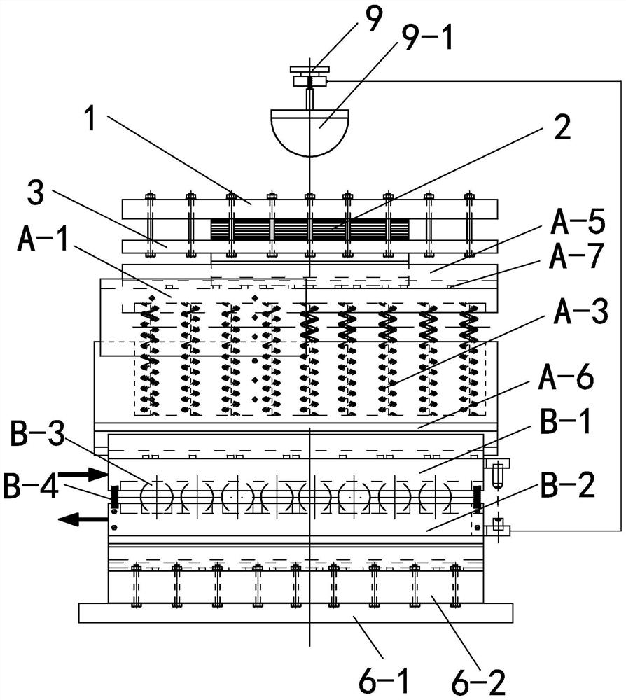 An impact test device and experimental method based on a space-moving sandwich plate structure