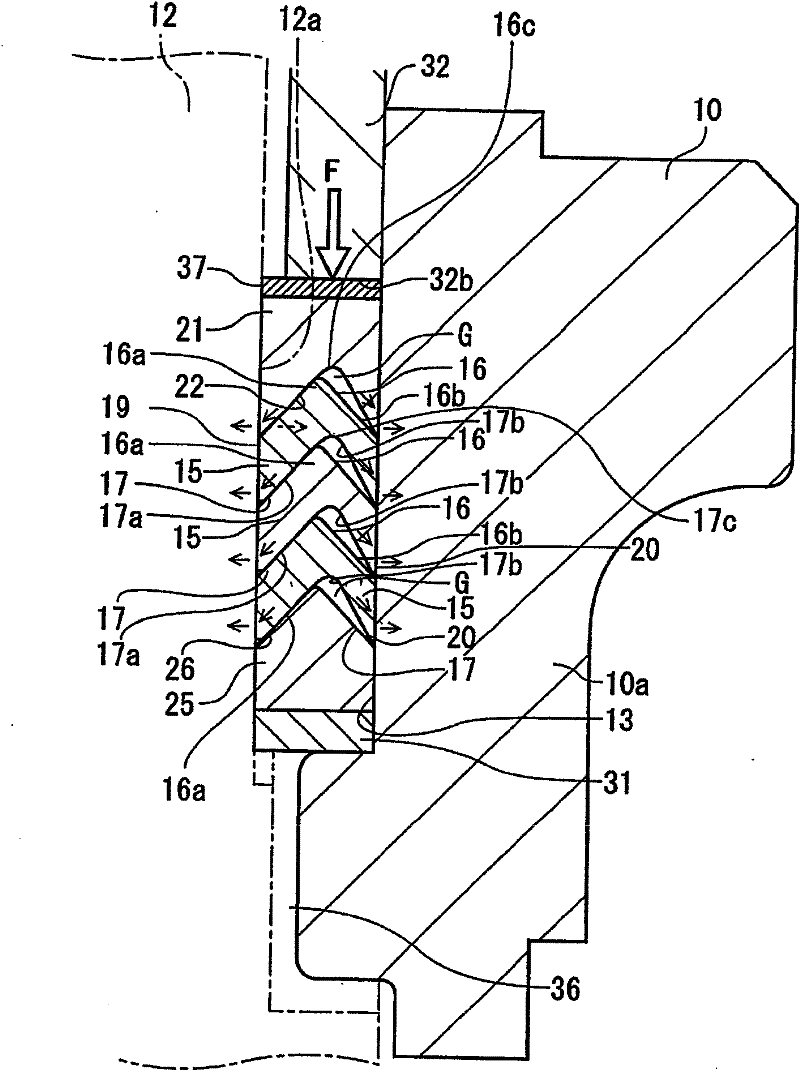 Shaft seal packing and shaft seal structure for valve