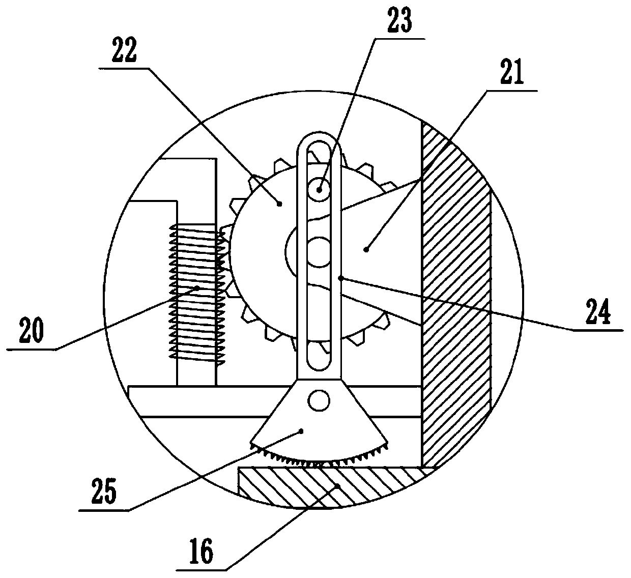 Feed preparation raw material efficient crushing device for promoting growth of cattle