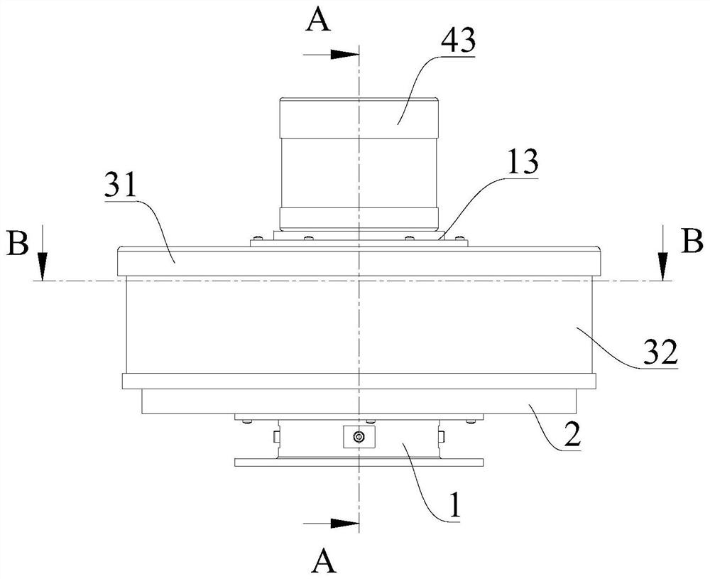 Vehicle-mounted visual acquisition module and its centrifugal cleaning device, unmanned vehicle